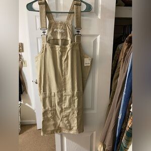 Free People Khaki Skirtall NWT
